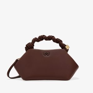 GANNI Sac Bou Marron