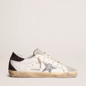 Super-Star – Toile Argentée / Paillettes Marron